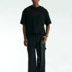 Μαύρη muse anatolia unisex oversized μπλούζα μπροστινή όψη
