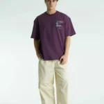 Plum muse c'est la vie unisex oversized μπλούζα μπροστινή όψη
