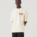 Ecru muse storyteller unisex oversized μπλούζα μπροστινή όψη