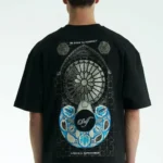 Μαύρο muse self love unisex oversized μπλούζα πίσω όψη